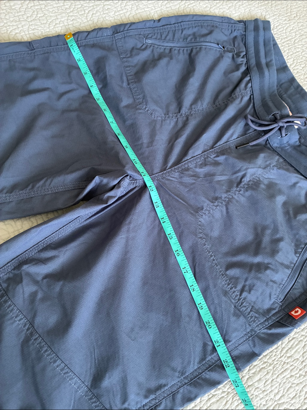 New Dovetail Workwear Blue Cristina Lightweight Rapid Cooling Work Pants Large — image 7 of 8